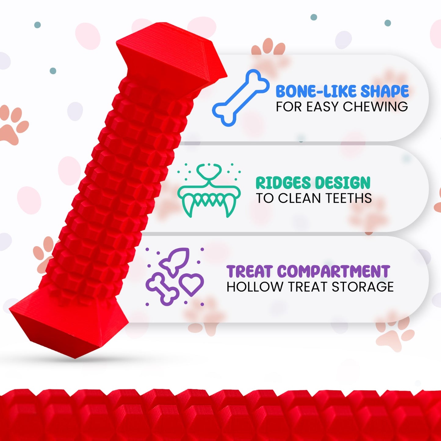 Long-lasting dog chew toy for strong chewers - perfect for large breeds