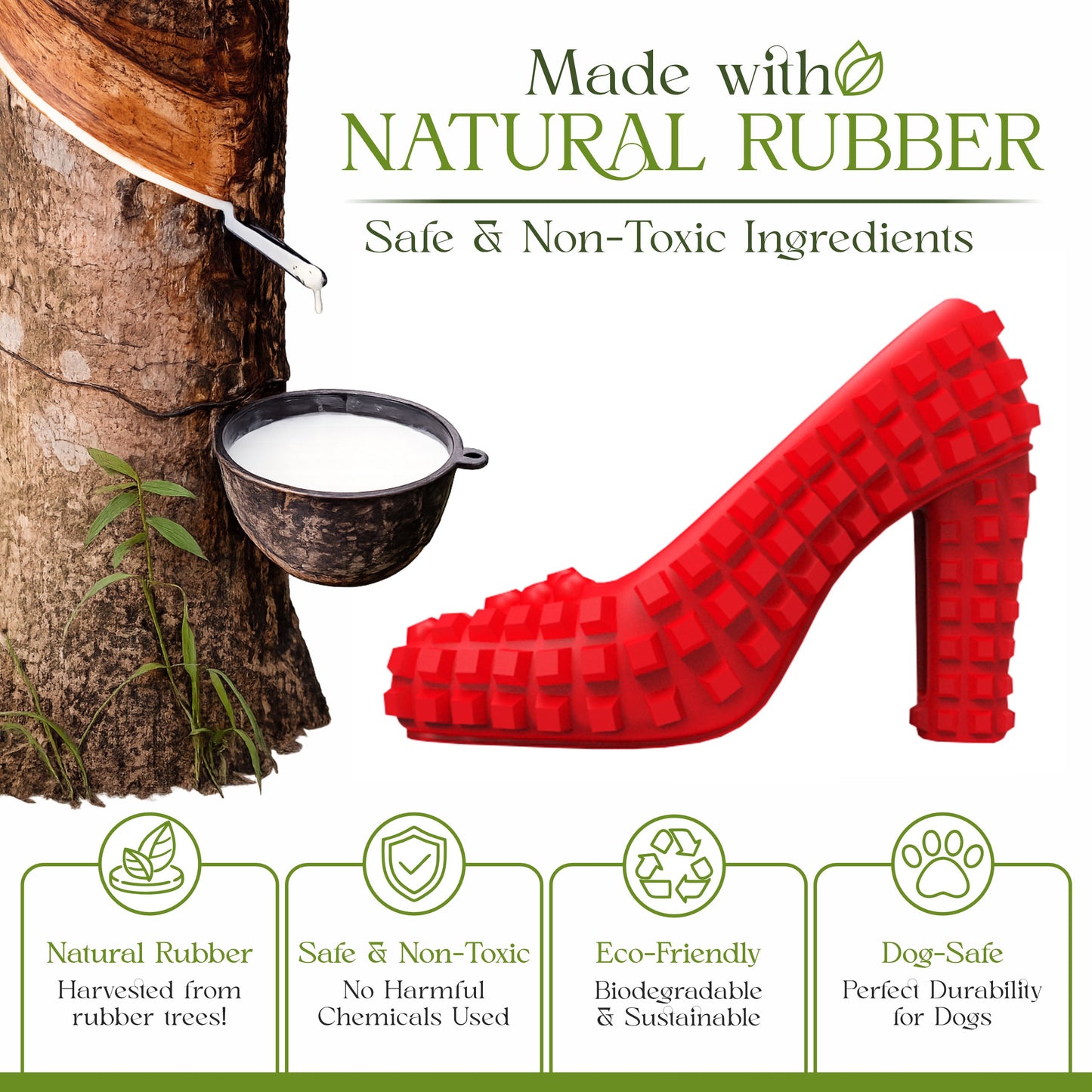 Dog Chew Toys for Aggressive Chewers - Treat Dispensing Chew Shoe Interactive Small Medium Dog Puzzle Toys