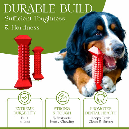Dog Chew Toys for Aggressive Chewers – Tough Chew Toys for Dogs with Treat Dispenser  - Chew Bones for Large Dogs